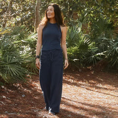 Orvis Tees | Ribbed Tank True Navy - Women