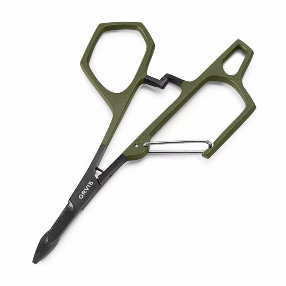 Orvis Tools | Flow Quickdraw Forceps Black Olive - Fly Fishing