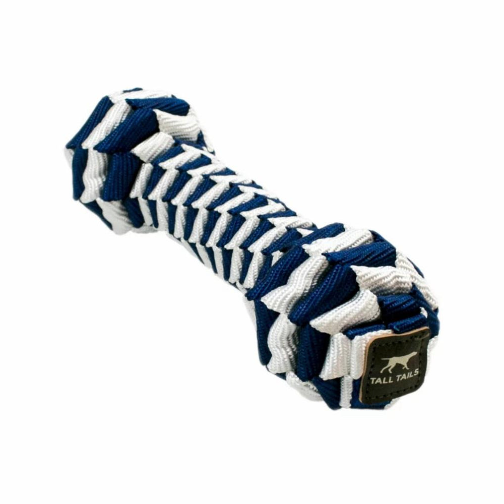 Orvis Toys | Braided Dog Toys - Bone Navy/white - Dogs