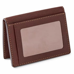 Orvis Wallets | Bison Leather Folding Card Carrier Brown - Men/Packs & Bags