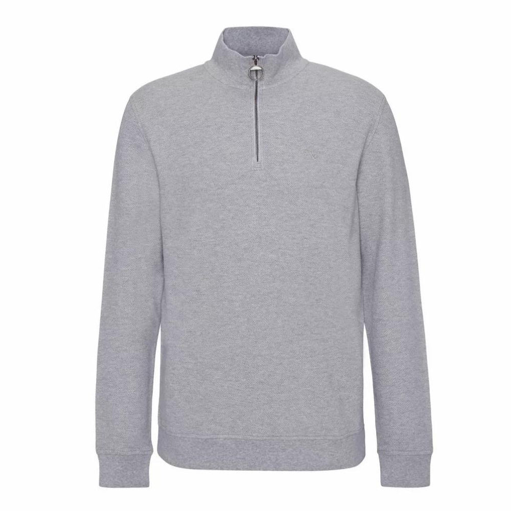 Orvis Barbour® | Barbour® Interlock Pique 1/2-Zip Sweater Grey Marl - Men