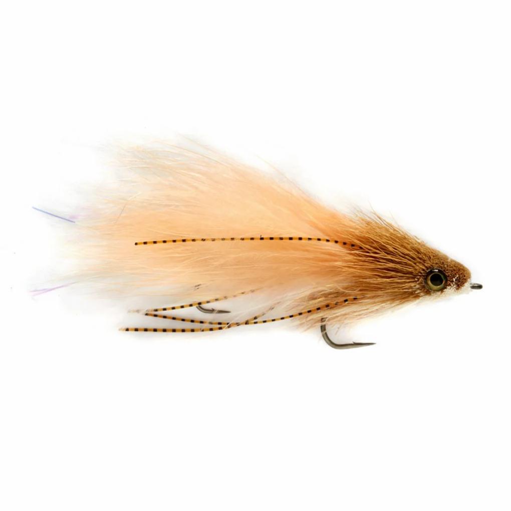 Orvis Bass &amp; Panfish Flies | Con-Man Tan &amp; White - Fly Fishing