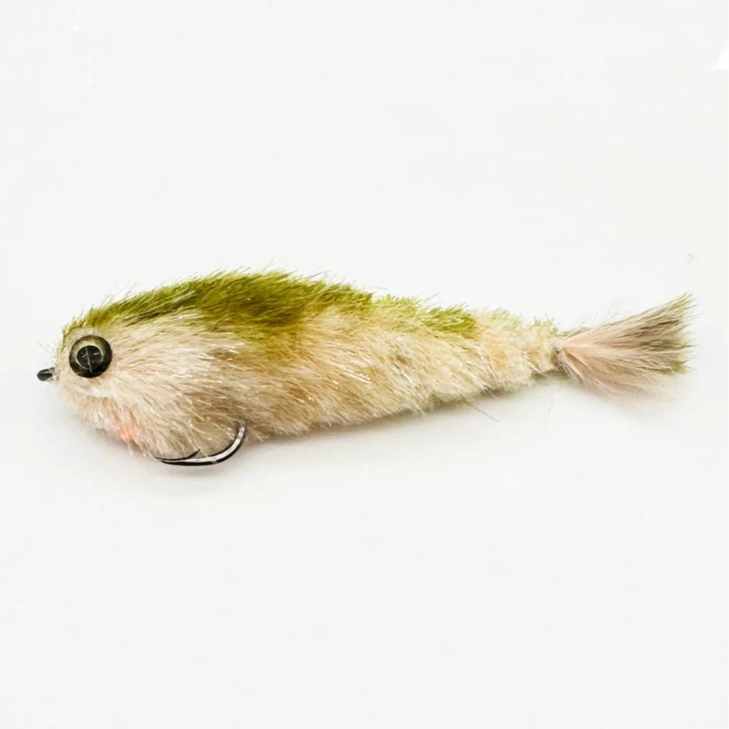 Orvis Bass &amp; Panfish Flies | Weighted Minnow Changer Tan/olive - Fly Fishing