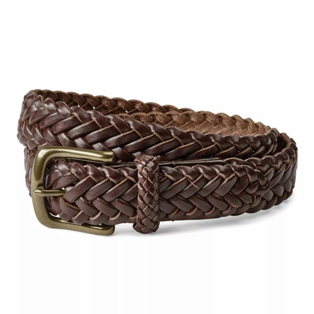 Orvis Belts | Classic Latigo Braid Belt Brown - Men