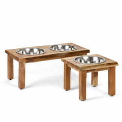 Orvis Bowls, Feeders &amp; Food Storage | Natural Edge Dog Feeder - Dogs
