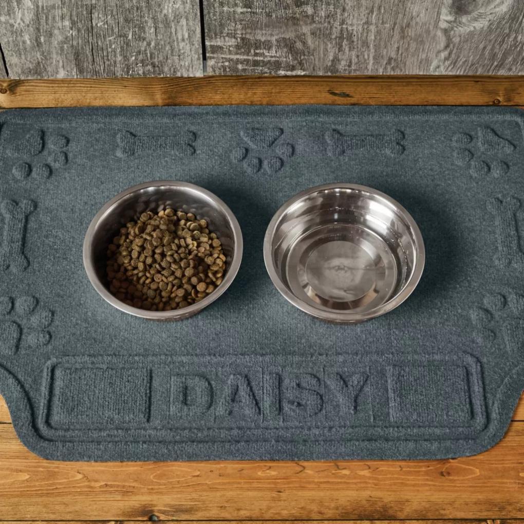 Orvis Bowls, Feeders &amp; Food Storage | Paws And Bones Recycled Water Trapper® Placemat Bluestone - Dogs/Home Goods
