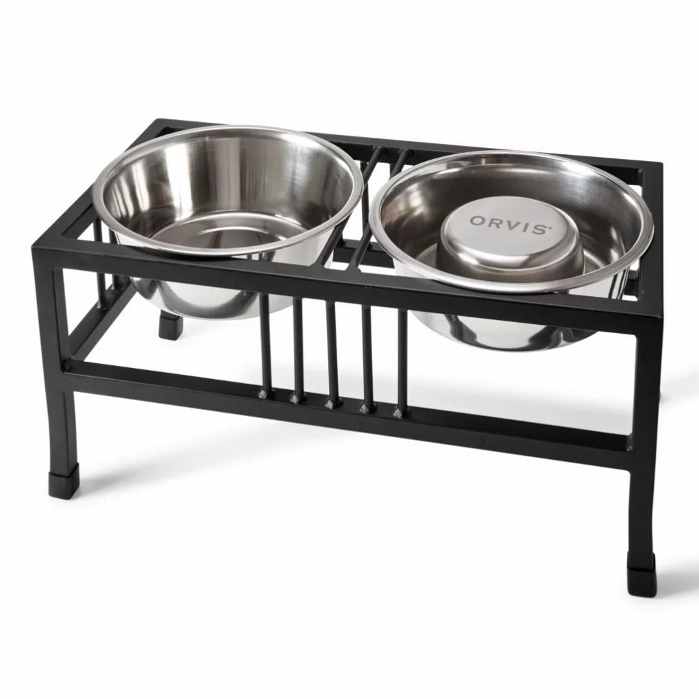 Orvis Bowls, Feeders &amp; Food Storage | Stainless Steel Slow Feeder Bowl - Dogs