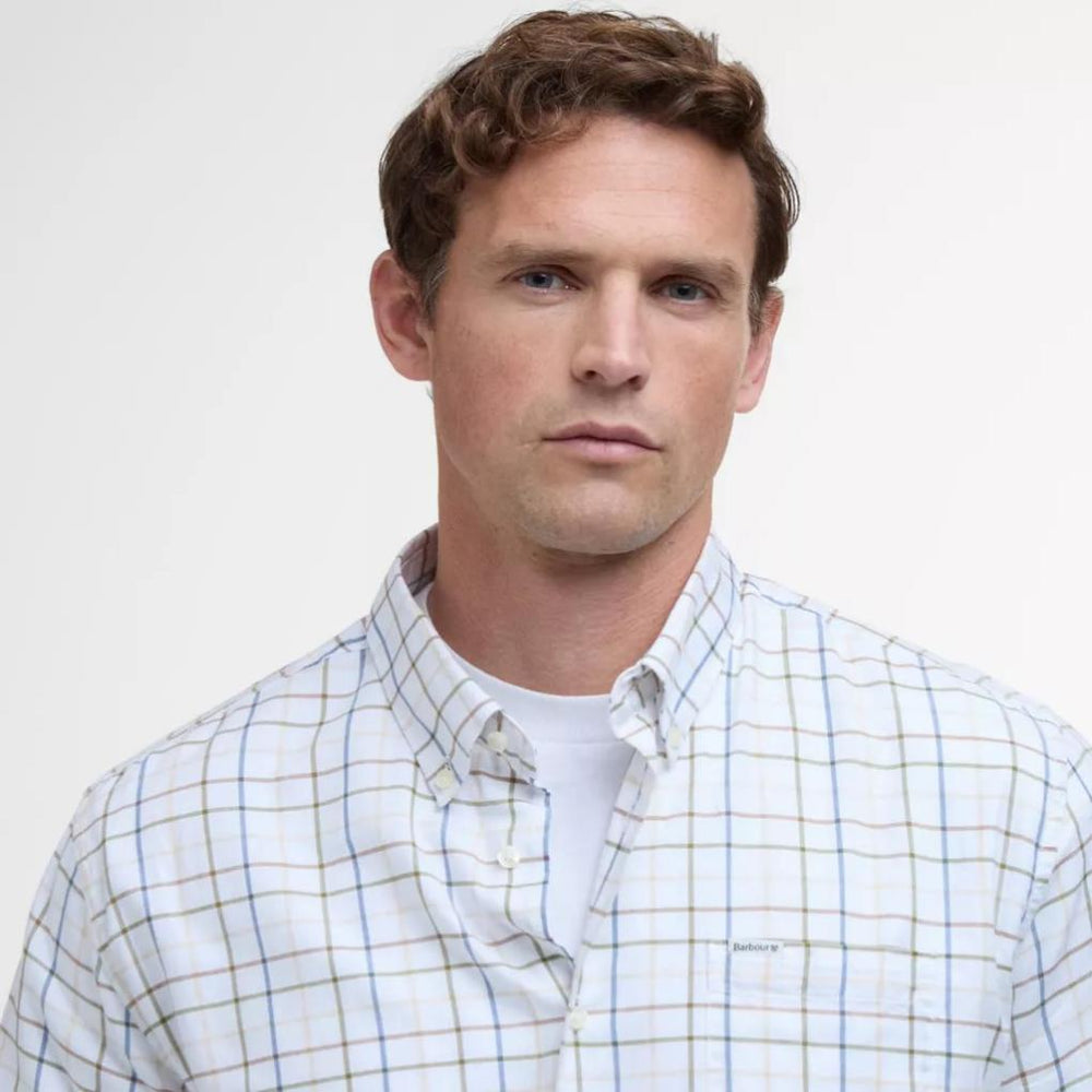 Orvis Button-Down Shirts | Barbour® Caswell Tattersall Long-Sleeve Shirt Pine - Men