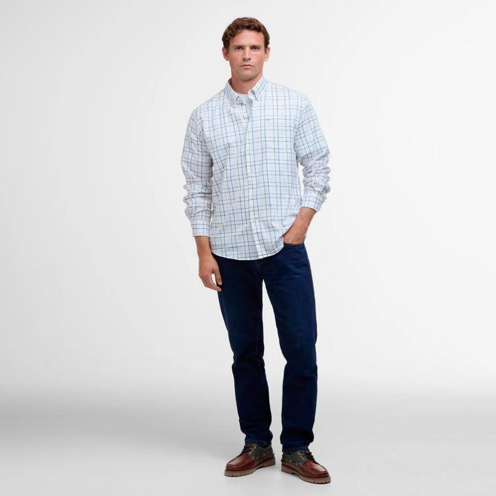Orvis Button-Down Shirts | Barbour® Caswell Tattersall Long-Sleeve Shirt Pine - Men
