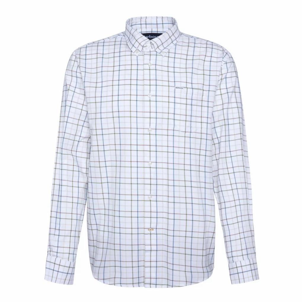 Orvis Button-Down Shirts | Barbour® Caswell Tattersall Long-Sleeve Shirt Pine - Men