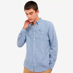 Orvis Button-Down Shirts | Barbour® Linton Tailored Long-Sleeve Shirt Navy - Men