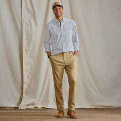 Orvis Button-Down Shirts | Comfort Zone Long-Sleeve Shirt Blue Mist/white - Men