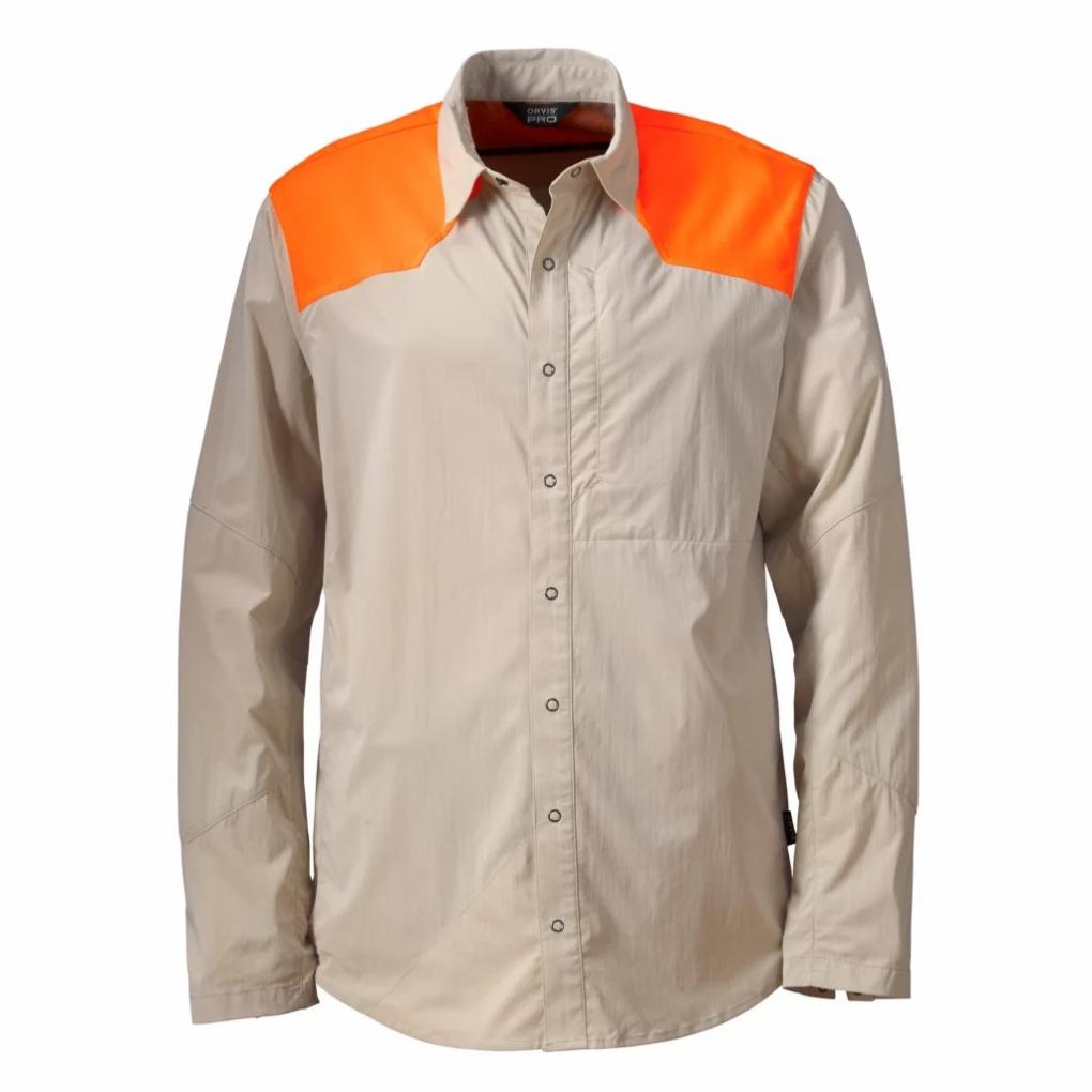 Orvis Button-Down Shirts | Men’s PRO LT Upland Shirt Blaze/sand - Men/Hunt