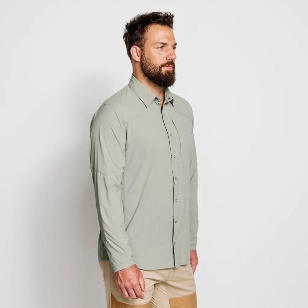 Orvis Button-Down Shirts | Men’s PRO LT Upland Shirt Blaze/sand - Men/Hunt