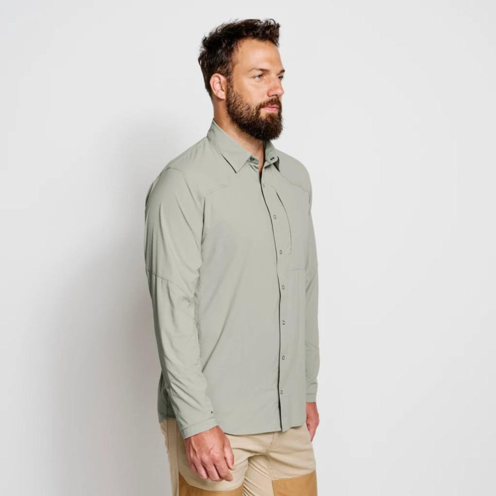 Orvis Button-Down Shirts | Men’s PRO LT Upland Shirt Blaze/sand - Men/Hunt
