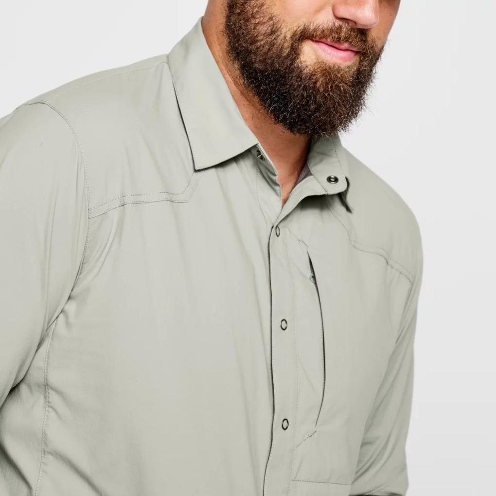 Orvis Button-Down Shirts | Men’s PRO LT Upland Shirt Blaze/sand - Men/Hunt