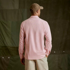 Orvis Button-Down Shirts | Men's Ultralight Comfort Stretch Long-Sleeve Shirt Red Clay/white - Men