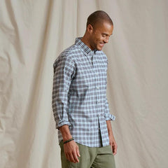 Orvis Button-Down Shirts | No-Work Long-Sleeve Shirt Blue Mist/navy - Men
