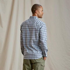 Orvis Button-Down Shirts | No-Work Long-Sleeve Shirt Blue Mist/navy - Men