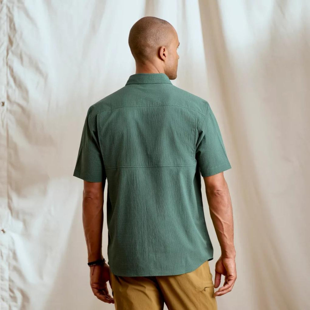 Orvis Button-Down Shirts | Open Air Caster Short-Sleeve Shirt Peacock/aloe - Men/Fly Fishing