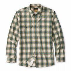 Orvis Button-Down Shirts | Stonefly Stretch Long-Sleeve Shirt Peacock/pilsner Plaid - Men