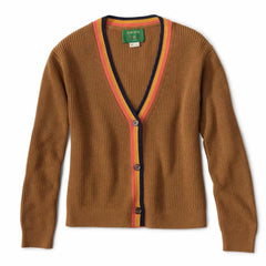 Orvis Cardigans | Ribbed Short Cardigan Dark Vicuna - Women