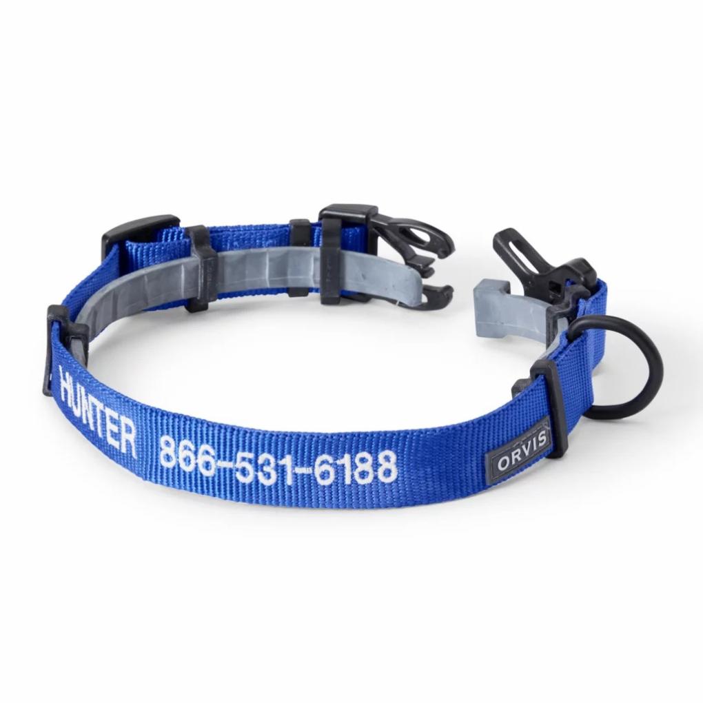 Orvis Collars | Orvis Flea &amp; Tick Collar &amp; Leash Bundle Blue - Dogs