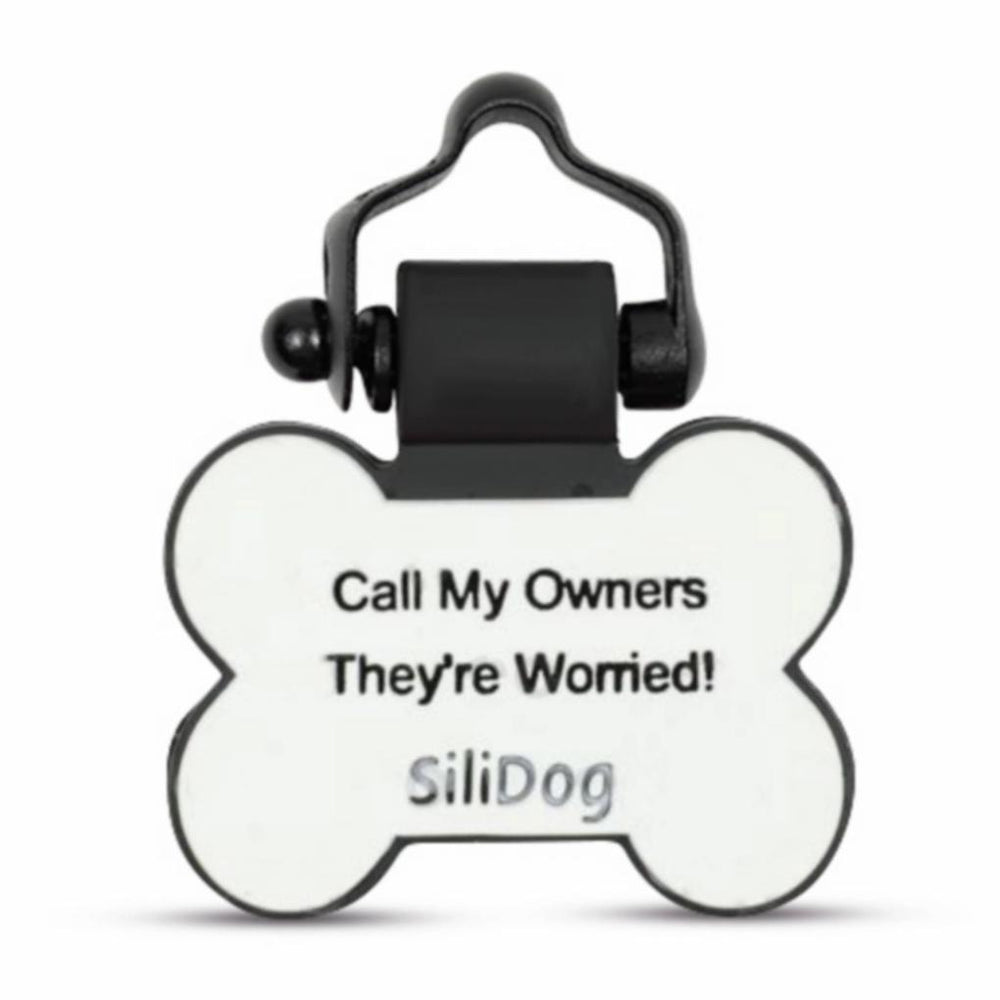 Orvis Collars | Silicone No-Rattle Dog Tag White - Dogs