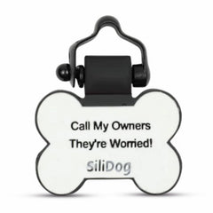 Orvis Collars | Silicone No-Rattle Dog Tag White - Dogs