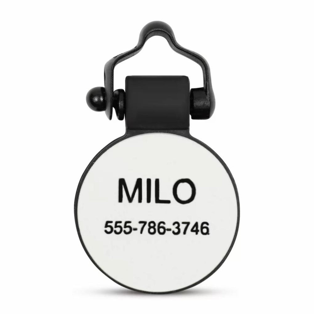 Orvis Collars | Silicone No-Rattle Dog Tag White - Dogs