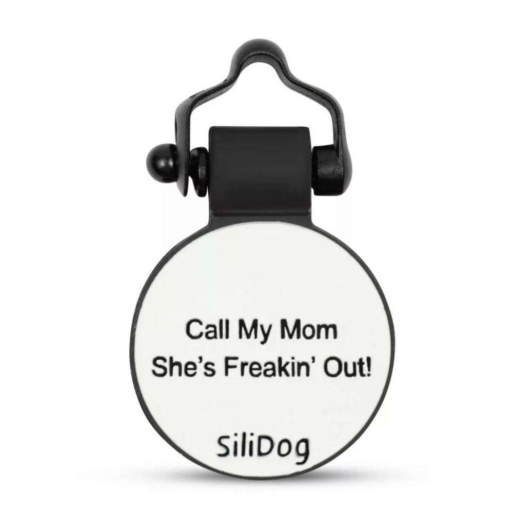 Orvis Collars | Silicone No-Rattle Dog Tag White - Dogs