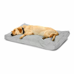 Orvis Comfortfill-Eco™ Beds | Orvis ComfortFill-Eco™ ToughChew® Lounger Dog Bed Grey Tweed - Dogs
