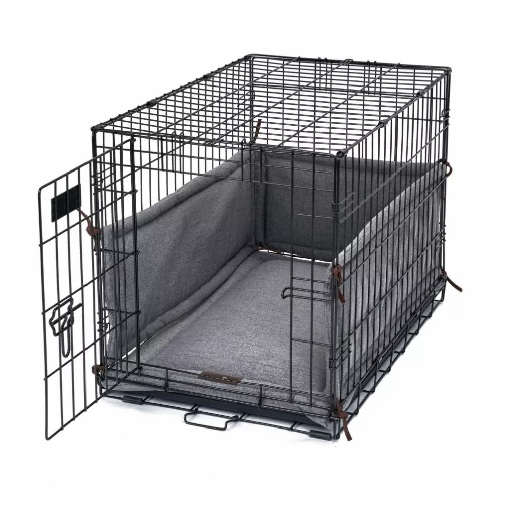 Orvis Crates &amp; Crate Pads | Crate Cover And Pad System Graphite - Dogs