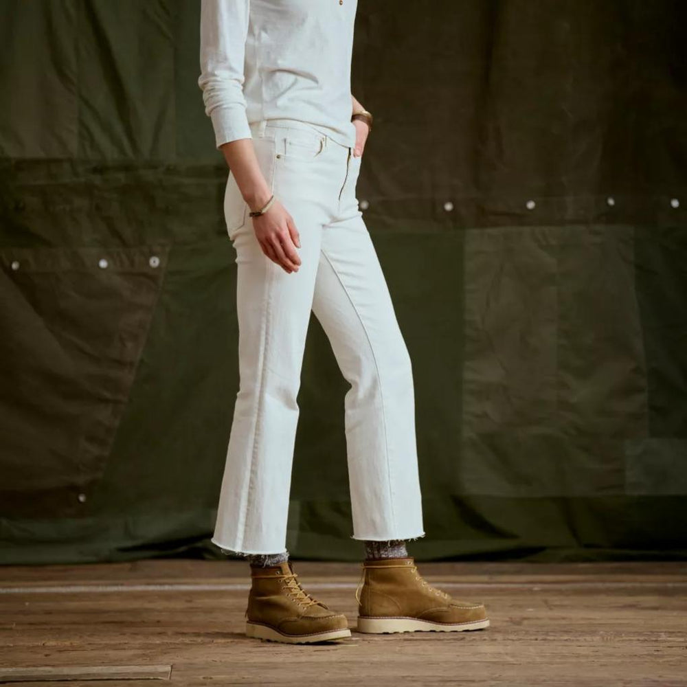 Orvis Denim | Kut From The Kloth® Kelsey Cropped Flare Jeans Ecru - Women