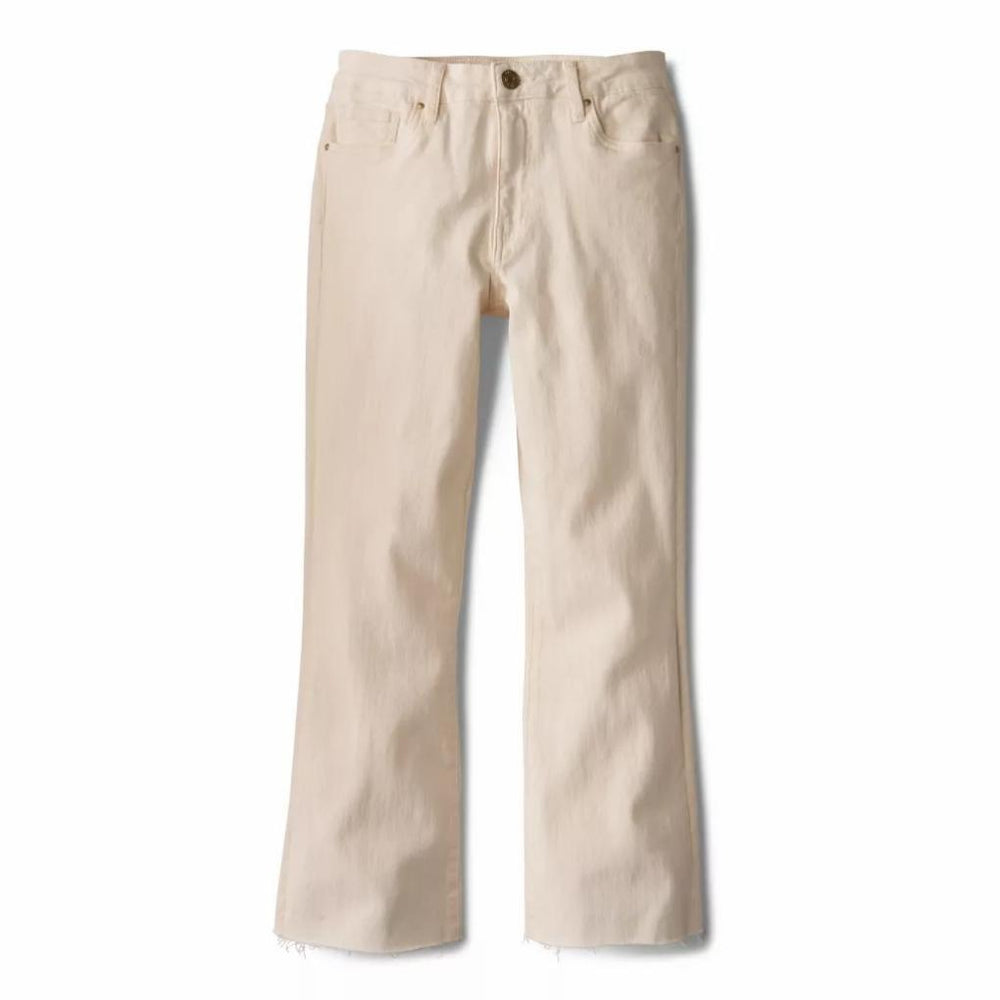 Orvis Denim | Kut From The Kloth® Kelsey Cropped Flare Jeans Ecru - Women
