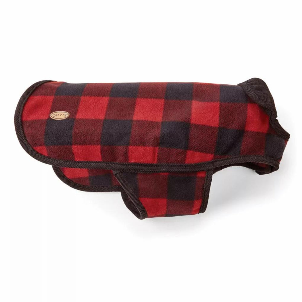 Orvis Dog Jackets | Buffalo Check Dog Jacket Red/black - Dogs