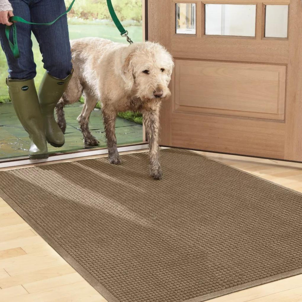 Orvis Doormats &amp; Rugs | Grid Recycled Water Trapper® Mat Camel - Home Goods/Dogs