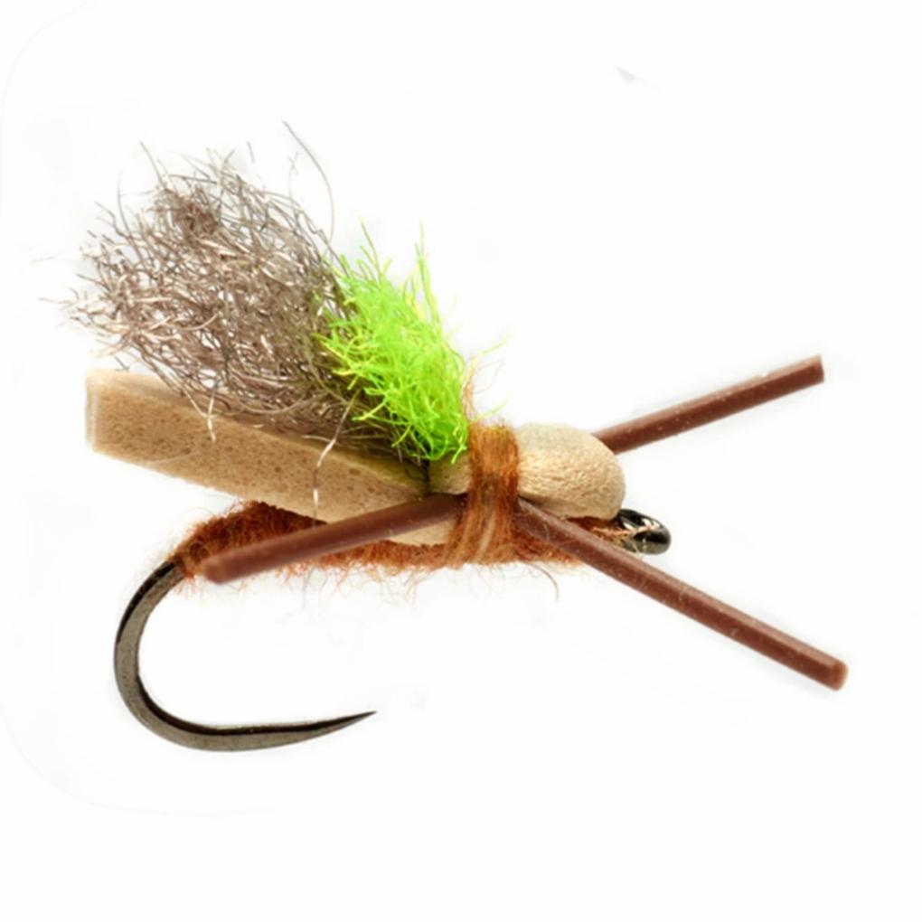Orvis Dry Flies | Barbless Mini Flopper Tan - Fly Fishing