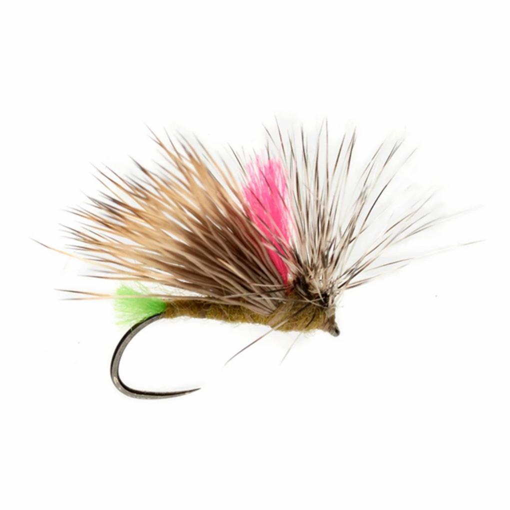 Orvis Dry Flies | Olsen’s Barbless Front End Loader Caddis Tan - Fly Fishing