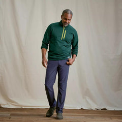 Orvis Fleece | Horseshoe Hills Fleece 1/4-Zip Peacock - Men/Hunt