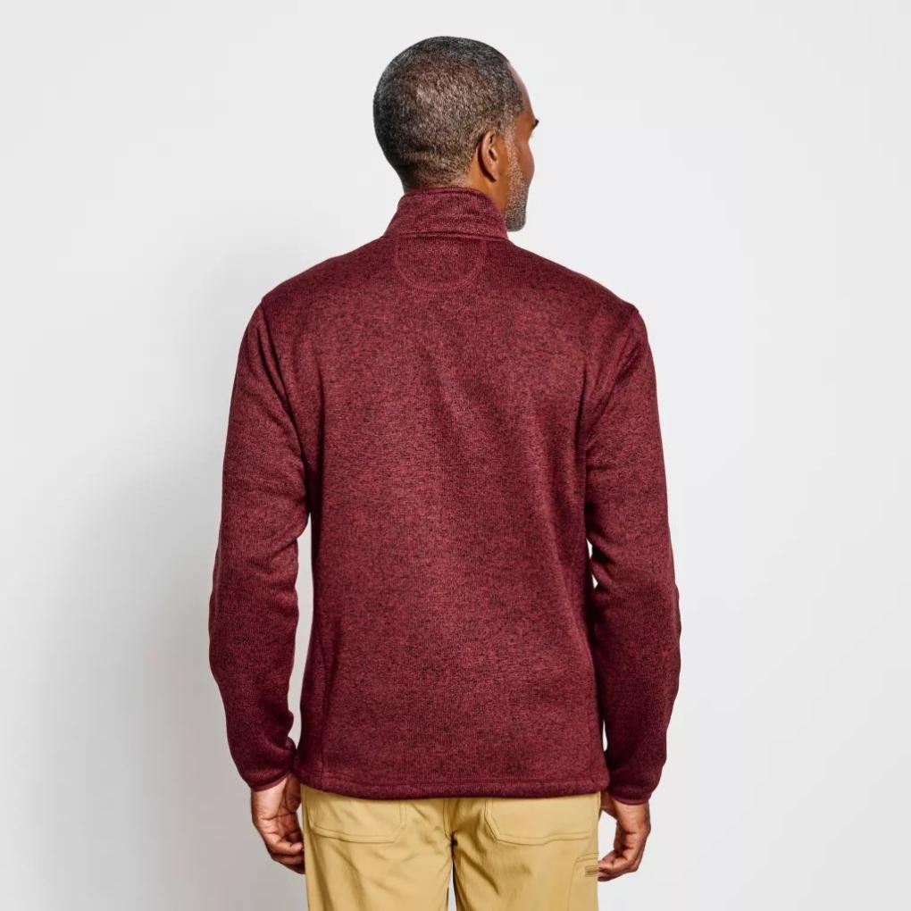 Orvis Fleece | R65™ Sweater Fleece 1/4-Zip Heather Grey - Men