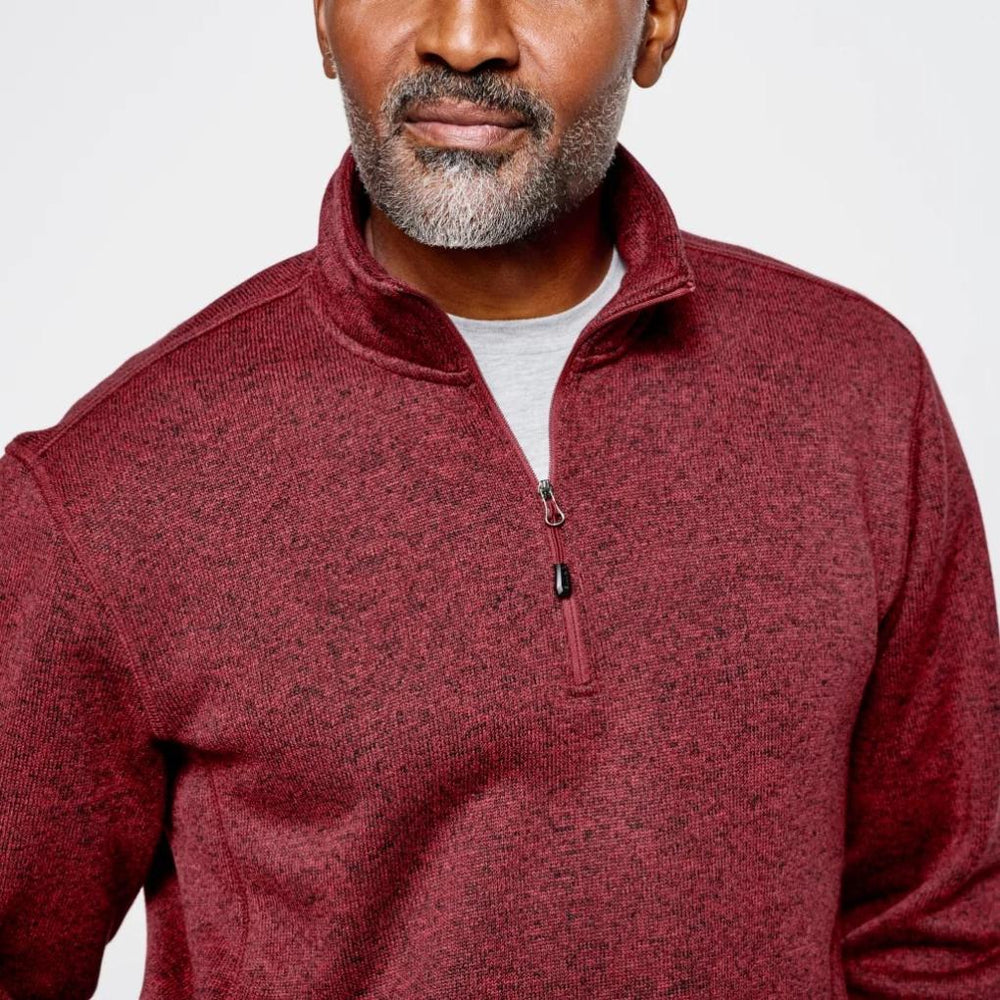 Orvis Fleece | R65™ Sweater Fleece 1/4-Zip Heather Grey - Men