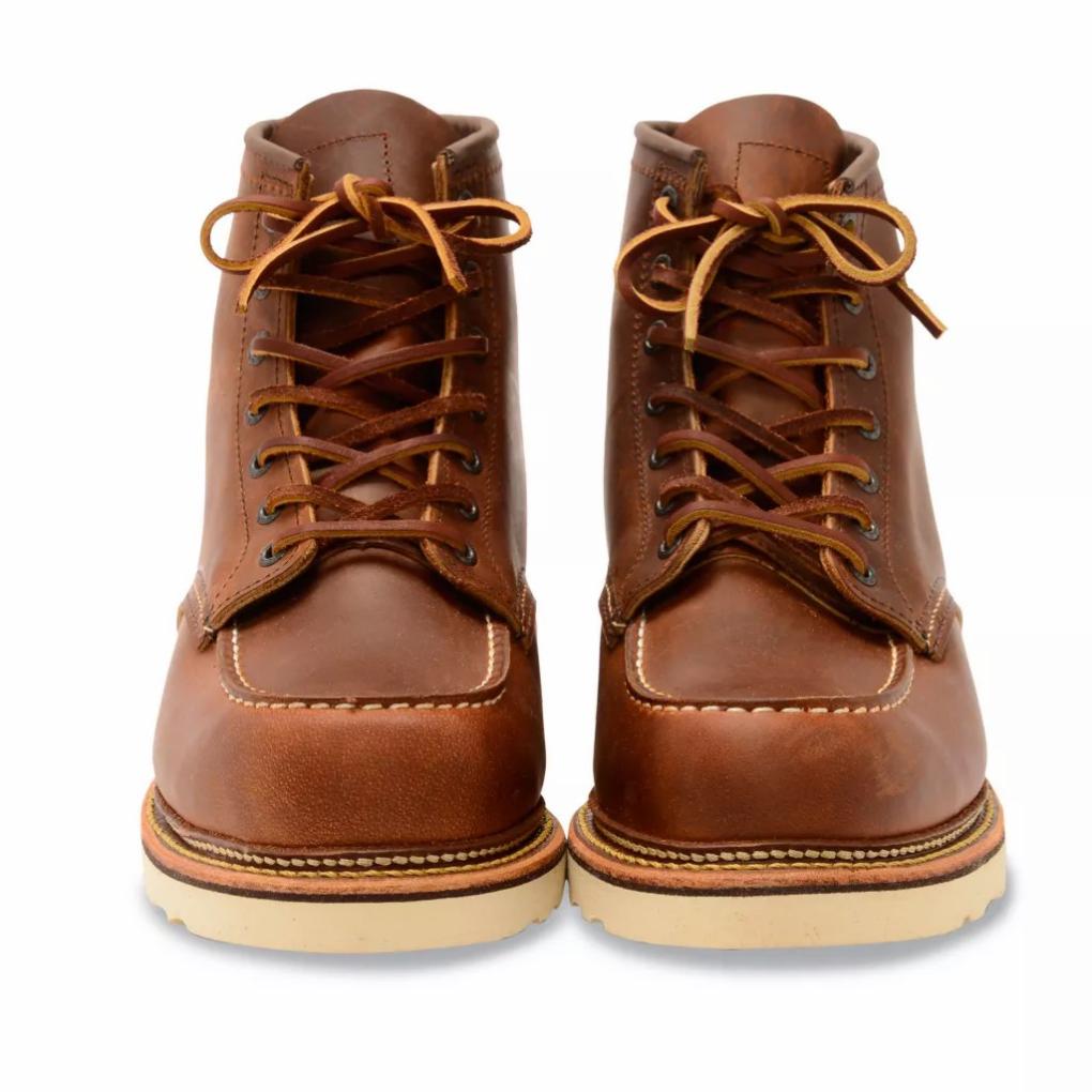 Orvis Footwear | Red Wing 6" Classic Moc Copper Rough &amp; Tough Boots Copper - Men