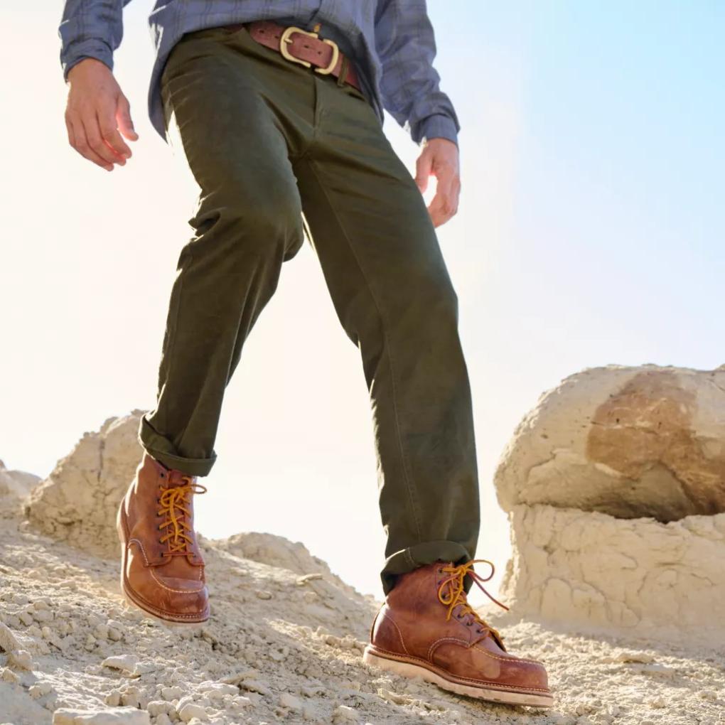 Orvis Footwear | Red Wing 6" Classic Moc Copper Rough &amp; Tough Boots Copper - Men