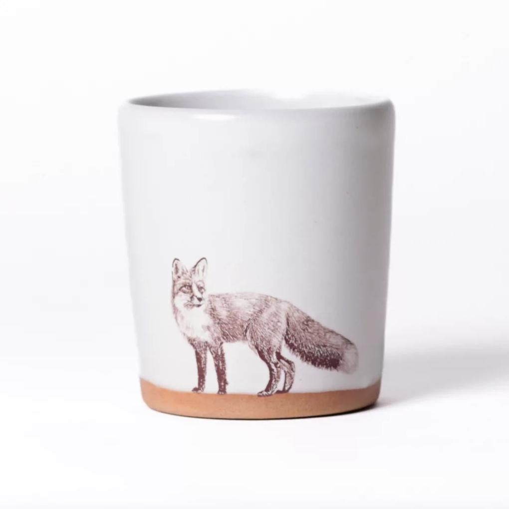 Orvis Glassware &amp; Bar | Grayling Ceramics Tumbler Fox White - Home Goods