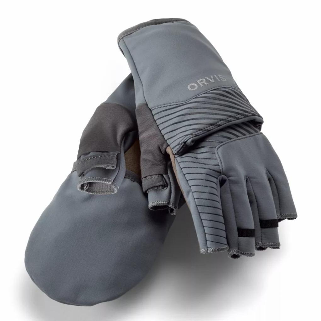 Orvis Gloves | Softshell Convertible Mitts - Men/Women/Fly Fishing