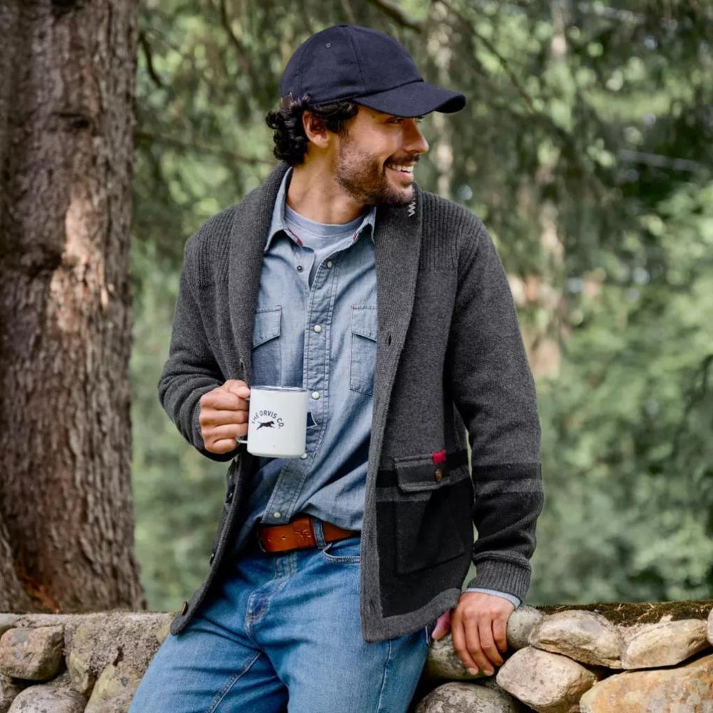Orvis Hats | Cashmere Ball Cap Navy - Men
