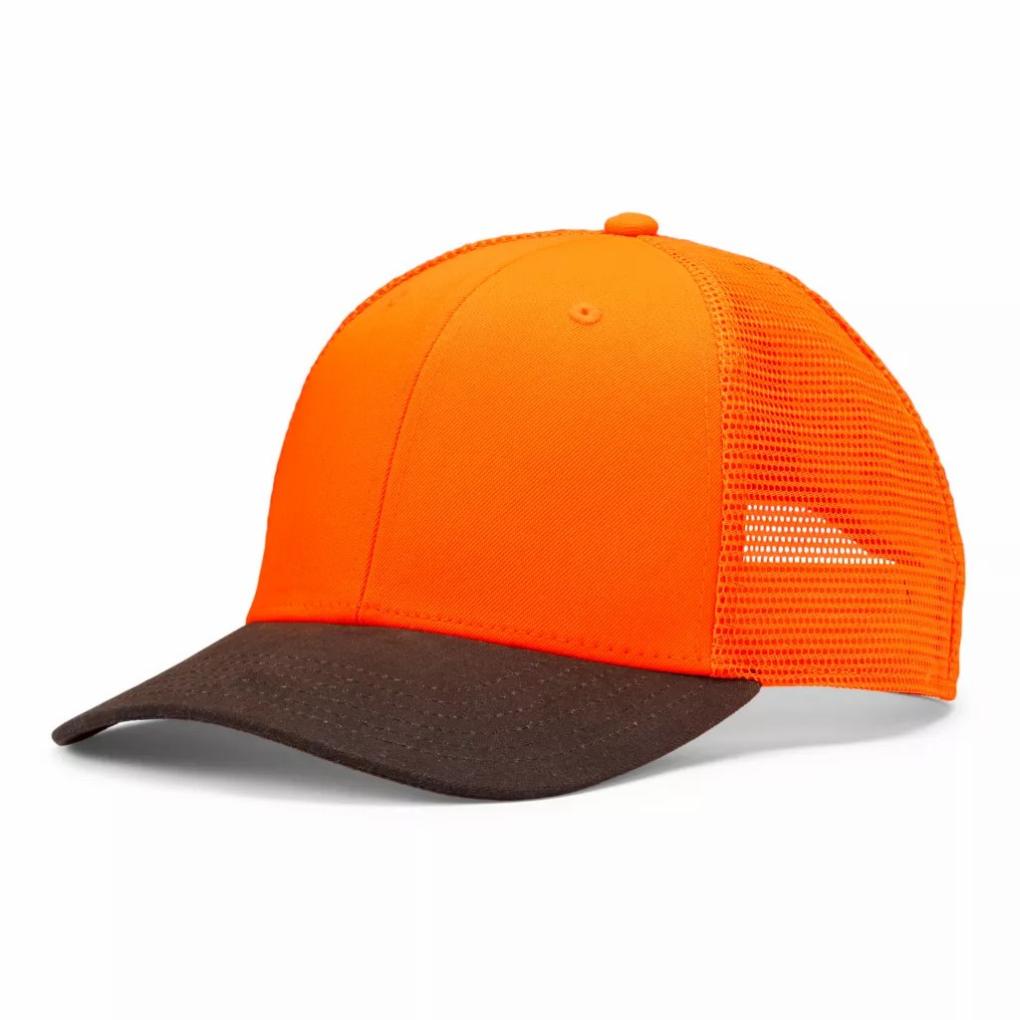 Orvis Hats | Mesh Blaze Orange Wax Brim Cap Blaze - Men/Women/Hunt