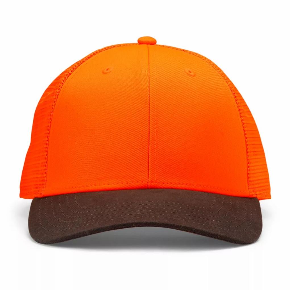 Orvis Hats | Mesh Blaze Orange Wax Brim Cap Blaze - Men/Women/Hunt