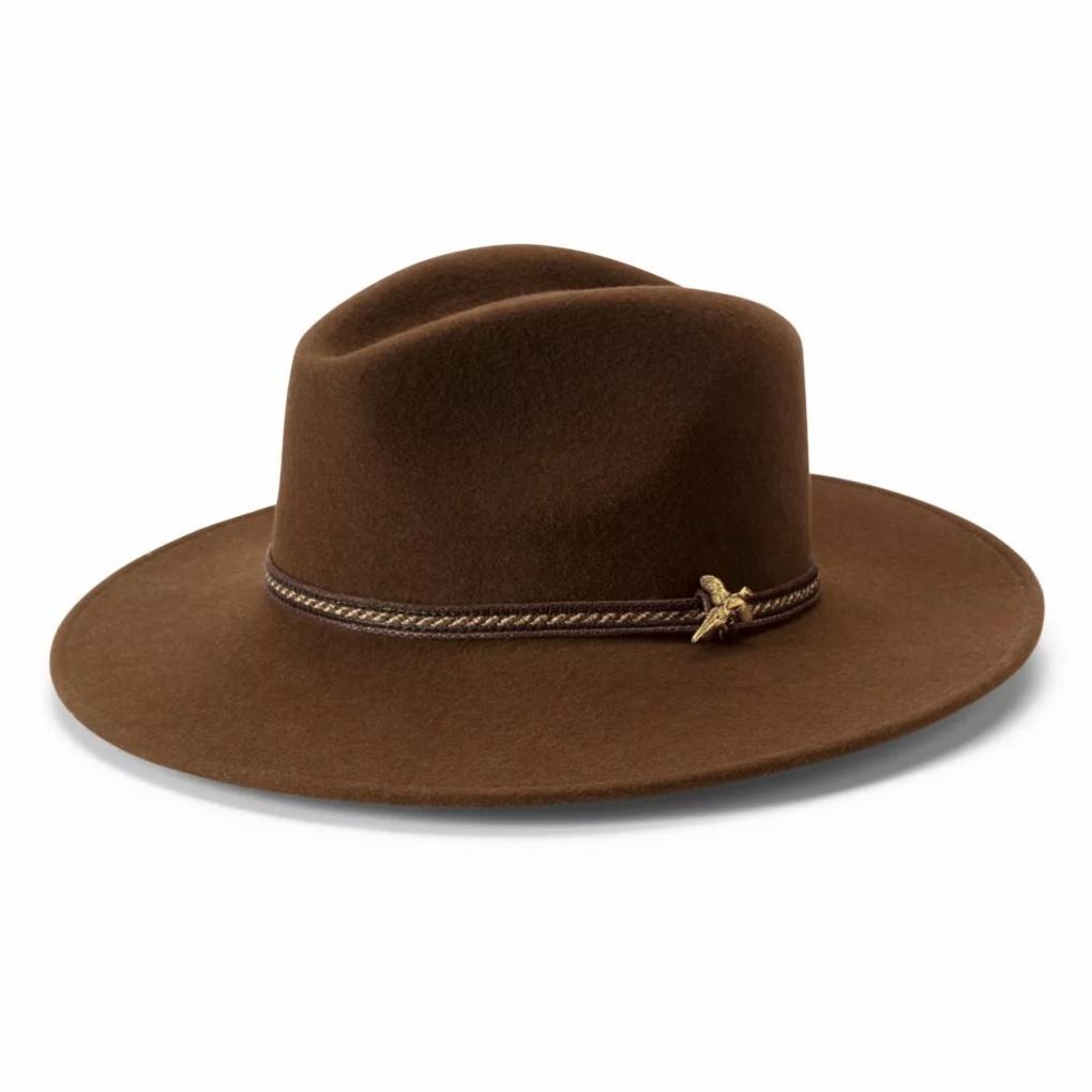 Orvis Hats | Pheasant Creek Wool Felt Hat Brown - Men